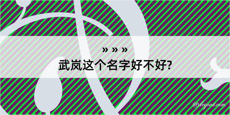 武岚这个名字好不好?