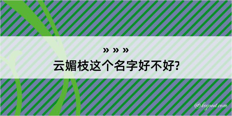 云媚枝这个名字好不好?