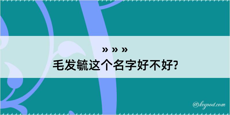 毛发毓这个名字好不好?