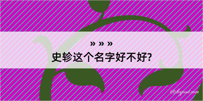 史轸这个名字好不好?