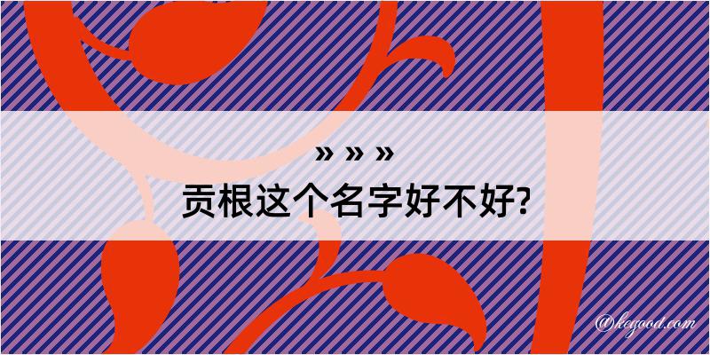 贡根这个名字好不好?