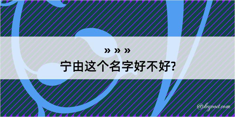 宁由这个名字好不好?