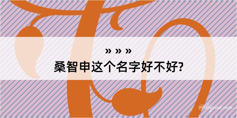 桑智申这个名字好不好?