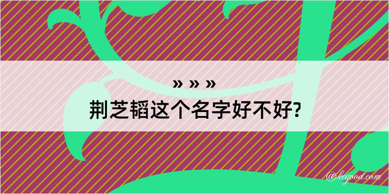 荆芝韬这个名字好不好?