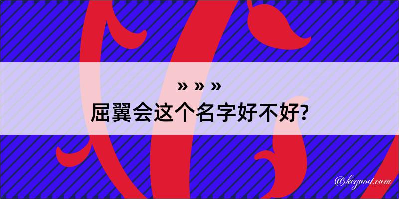 屈翼会这个名字好不好?