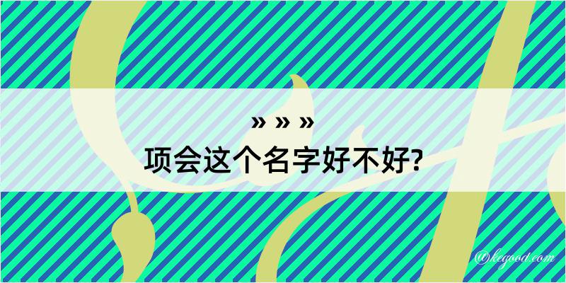 项会这个名字好不好?