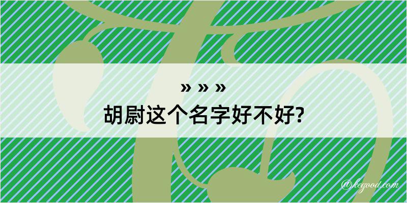 胡尉这个名字好不好?