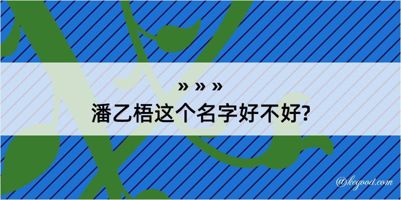 潘乙梧这个名字好不好?