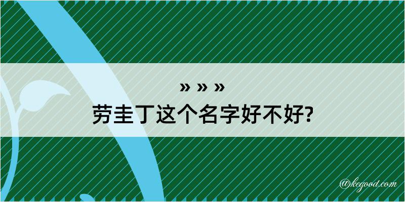 劳圭丁这个名字好不好?