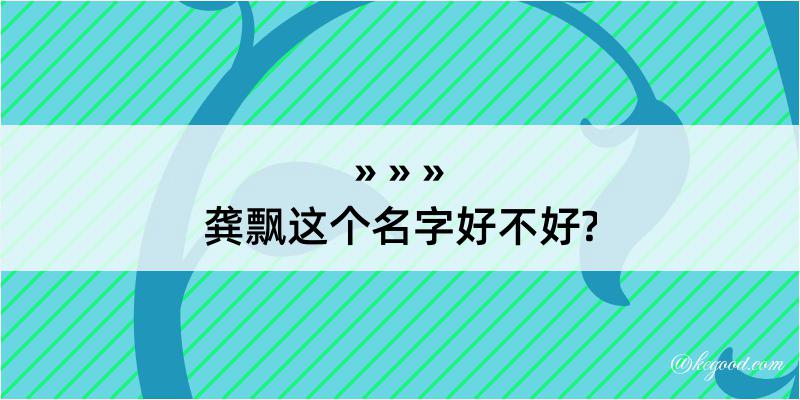 龚飘这个名字好不好?