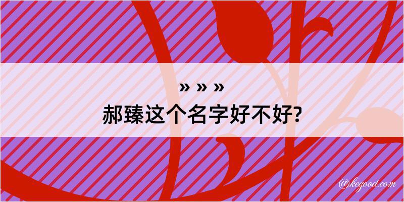 郝臻这个名字好不好?