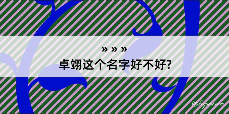 卓翊这个名字好不好?