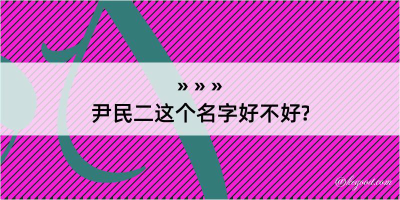 尹民二这个名字好不好?