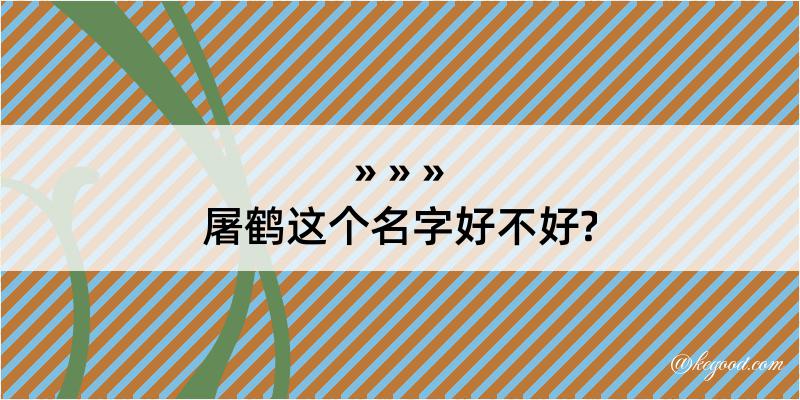 屠鹤这个名字好不好?