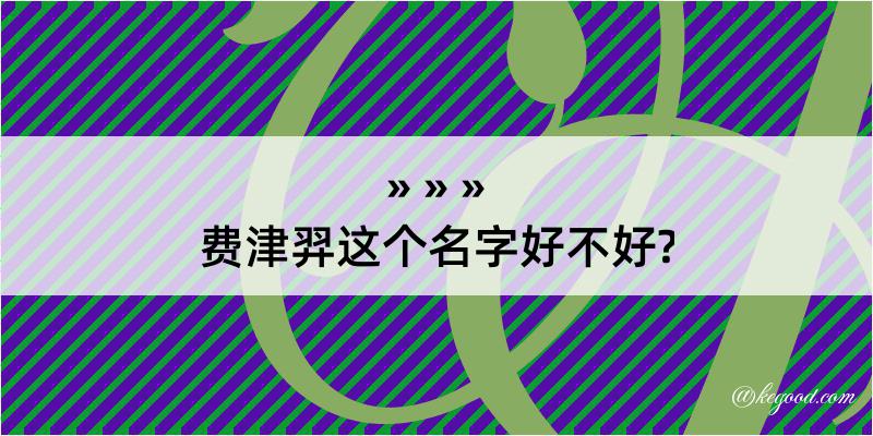 费津羿这个名字好不好?