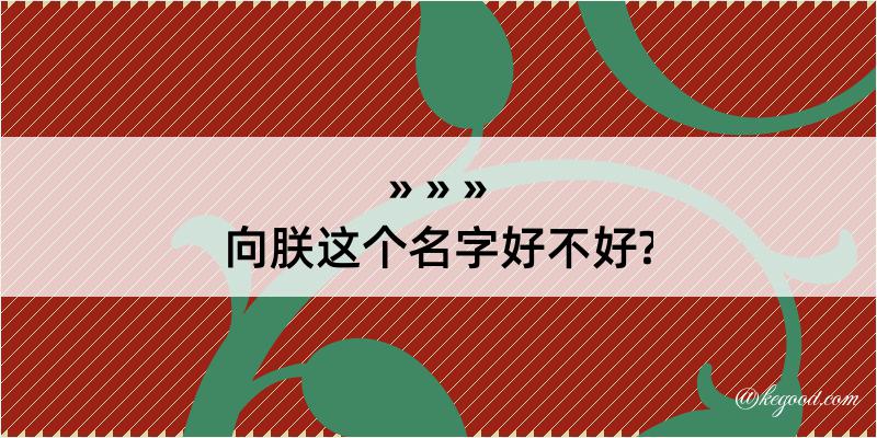 向朕这个名字好不好?