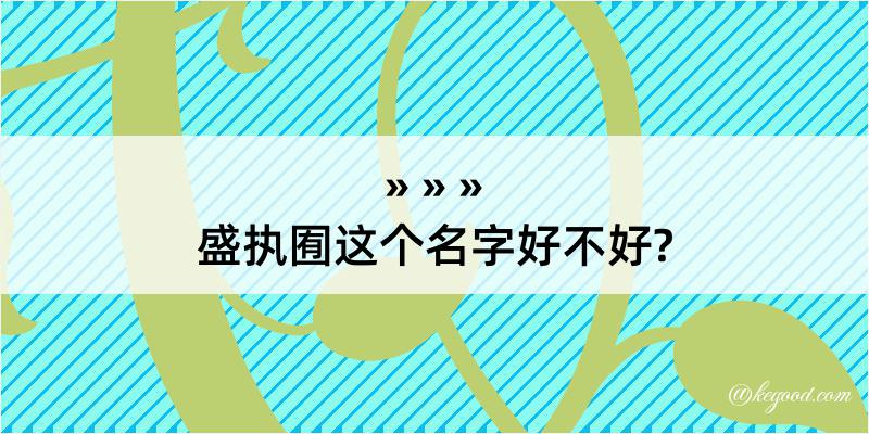 盛执囿这个名字好不好?