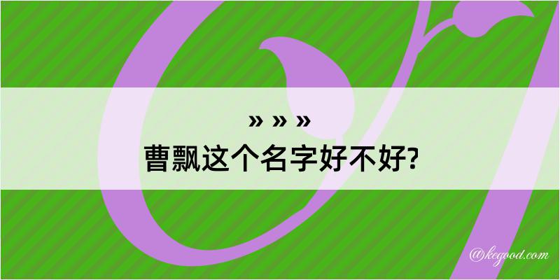 曹飘这个名字好不好?