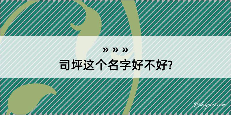 司坪这个名字好不好?