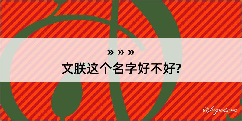 文朕这个名字好不好?