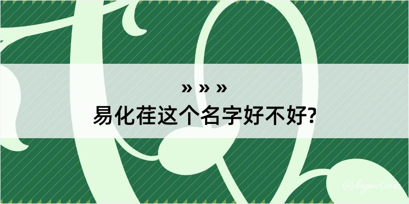 易化荏这个名字好不好?