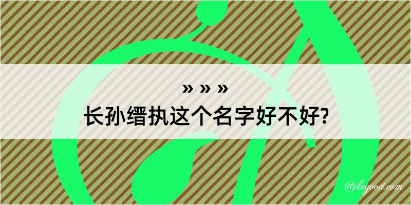 长孙缙执这个名字好不好?