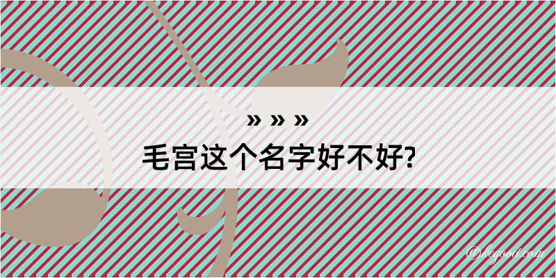 毛宫这个名字好不好?