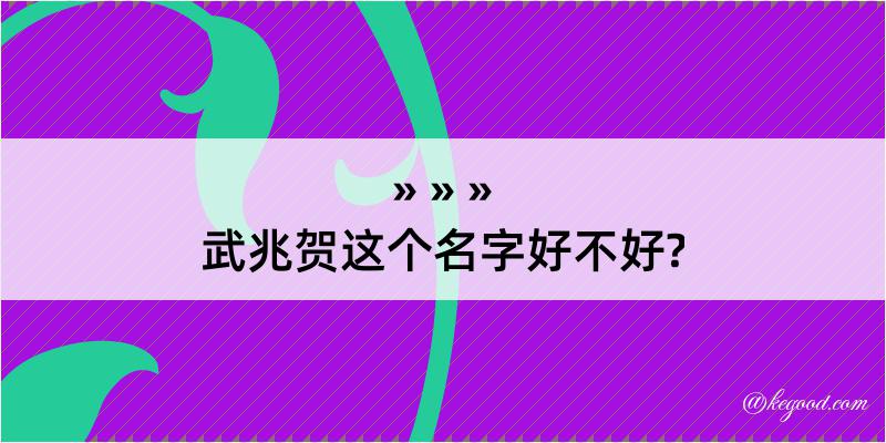 武兆贺这个名字好不好?