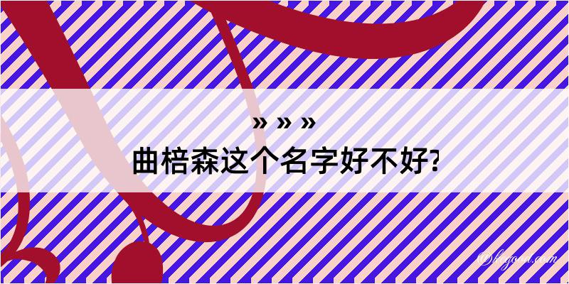 曲棓森这个名字好不好?