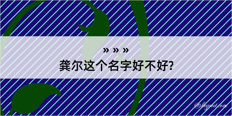 龚尔这个名字好不好?