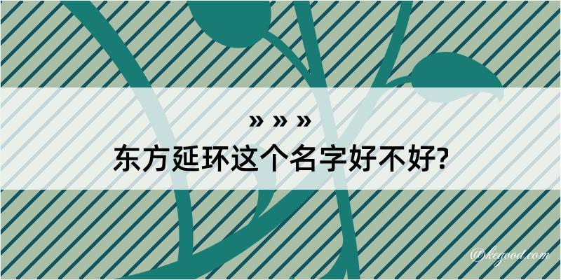 东方延环这个名字好不好?