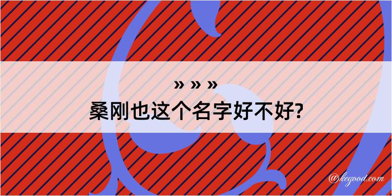 桑刚也这个名字好不好?