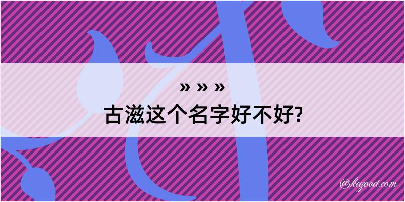 古滋这个名字好不好?