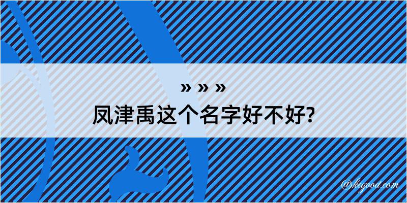 凤津禹这个名字好不好?