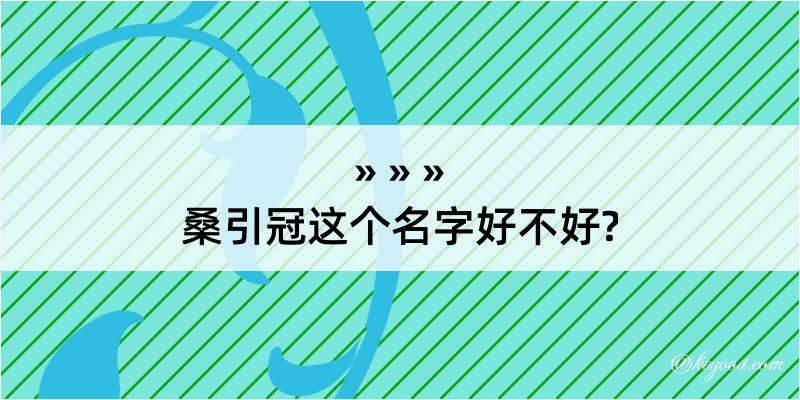 桑引冠这个名字好不好?