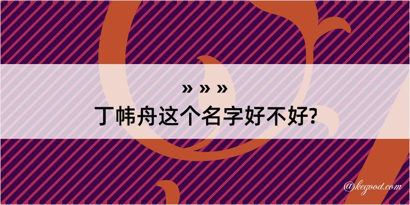 丁帏舟这个名字好不好?