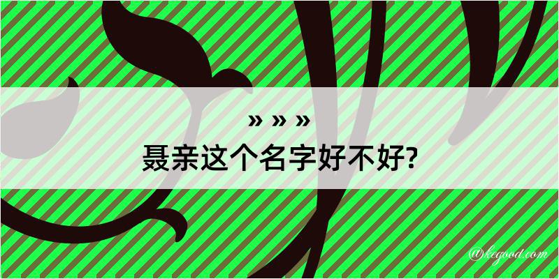 聂亲这个名字好不好?