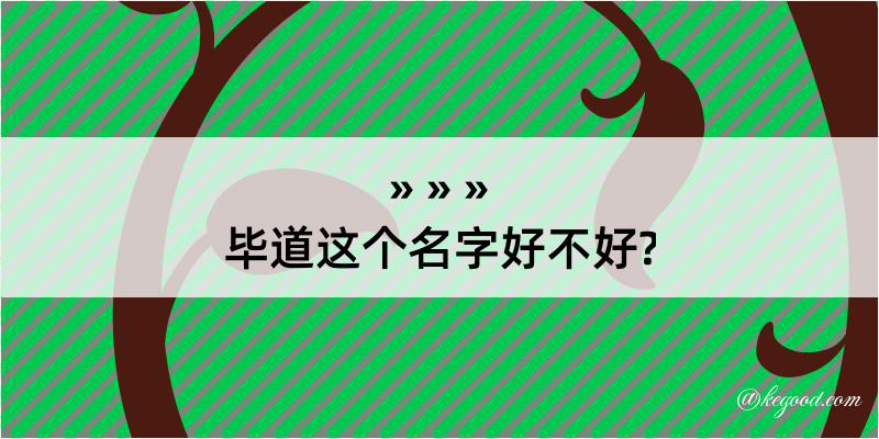 毕道这个名字好不好?