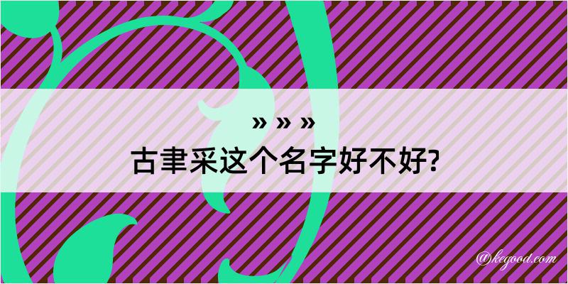 古聿采这个名字好不好?