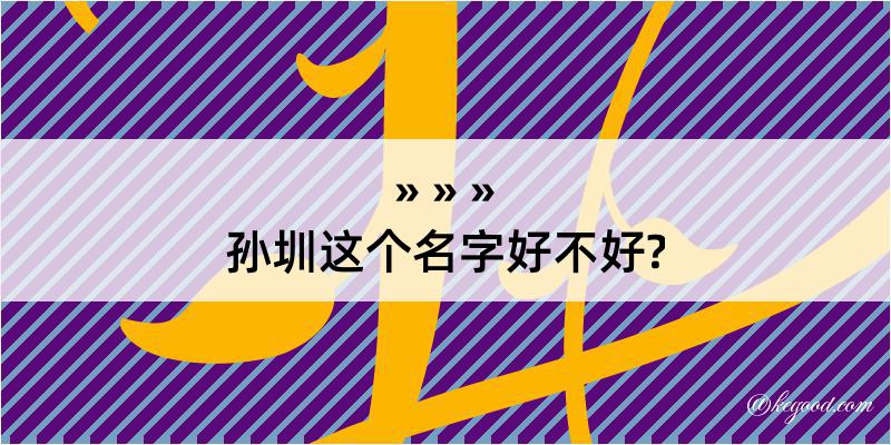 孙圳这个名字好不好?