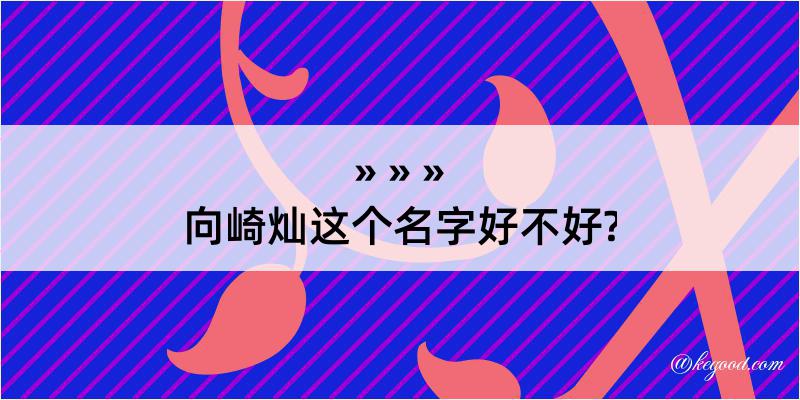 向崎灿这个名字好不好?