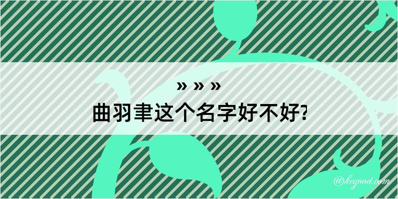 曲羽聿这个名字好不好?