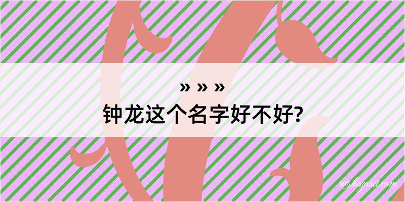 钟龙这个名字好不好?