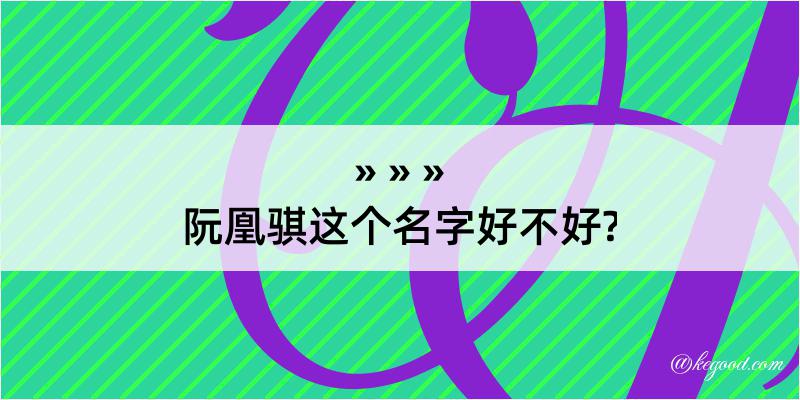 阮凰骐这个名字好不好?