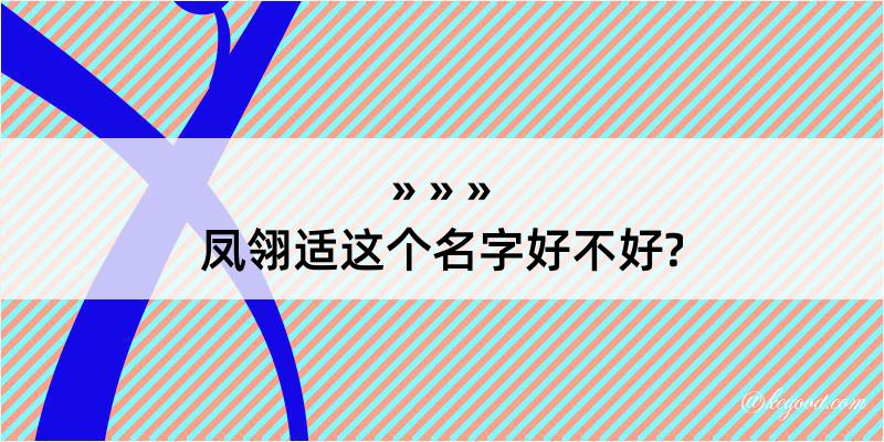 凤翎适这个名字好不好?