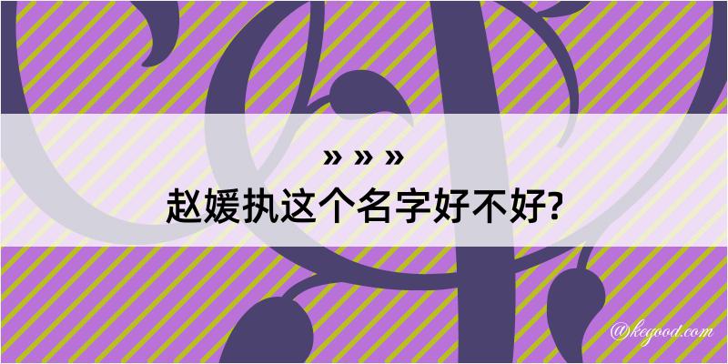 赵媛执这个名字好不好?