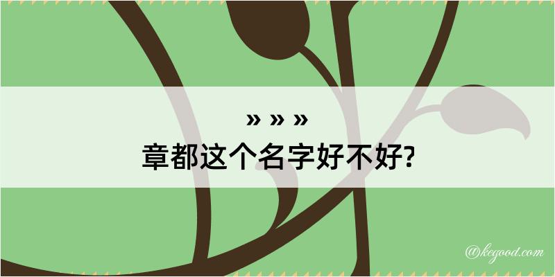 章都这个名字好不好?