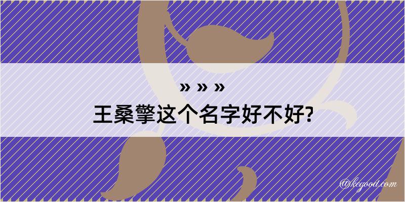 王桑擎这个名字好不好?