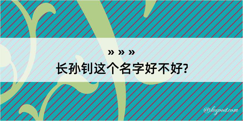 长孙钊这个名字好不好?