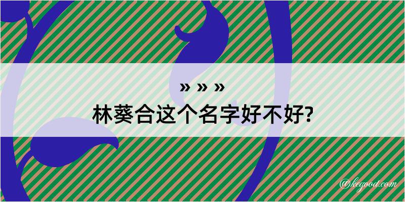 林葵合这个名字好不好?